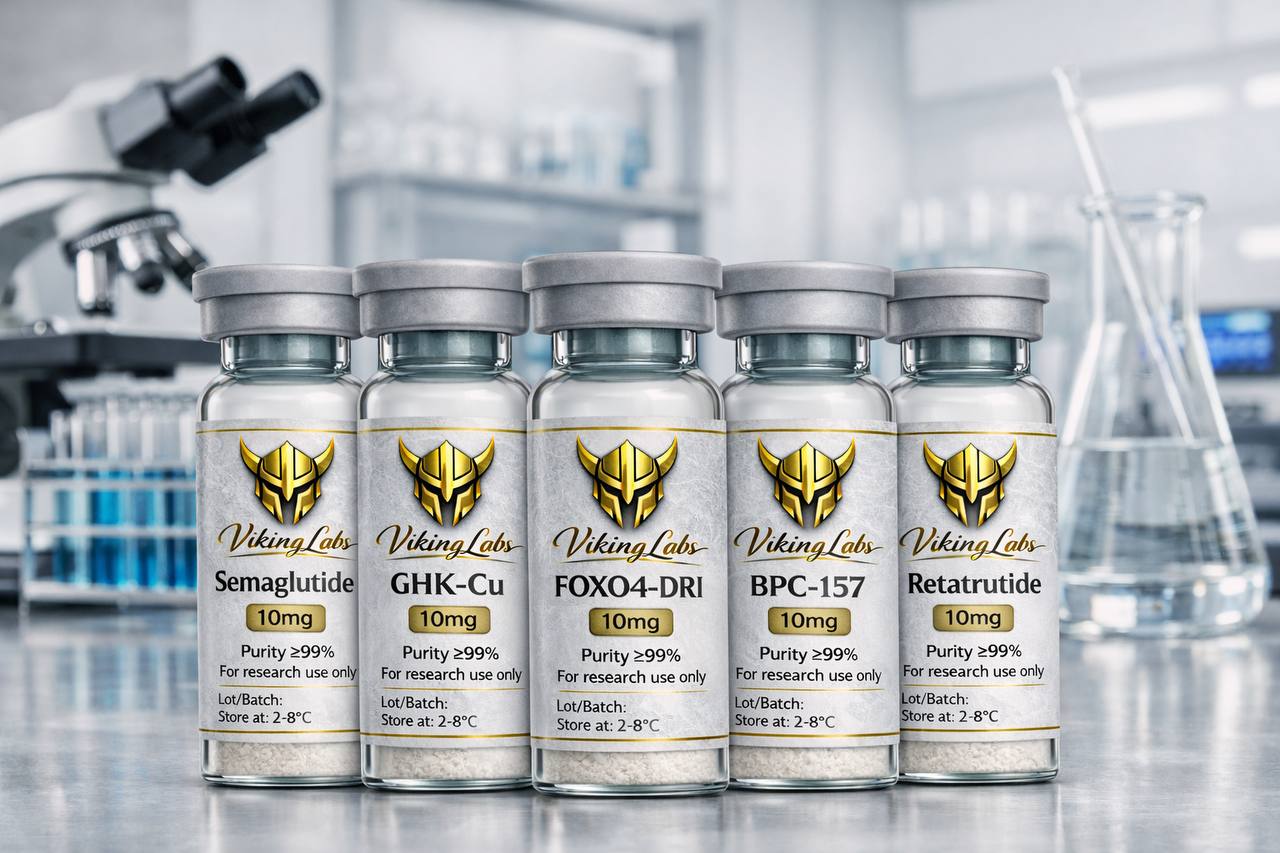 Viking Labs vial line up