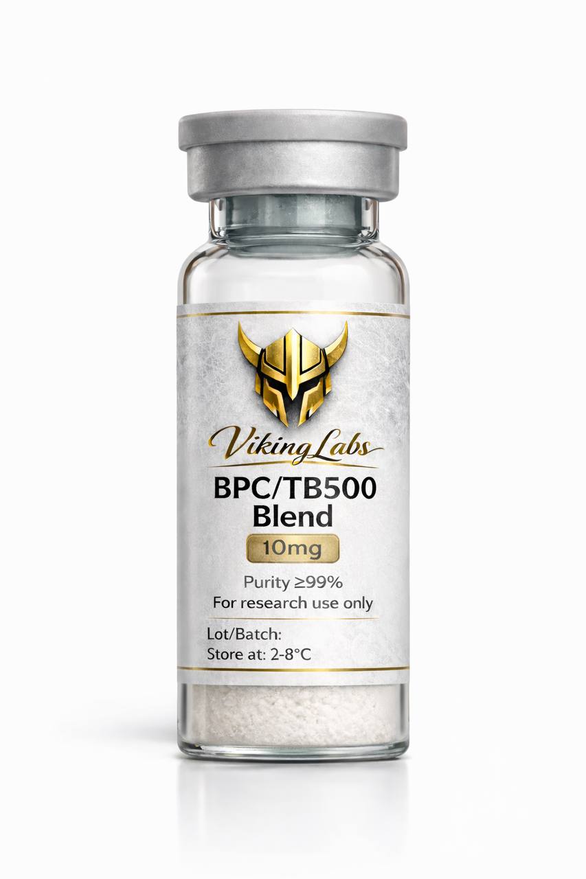 BPC-157 + TB-500 (10mg/10mg) vial render