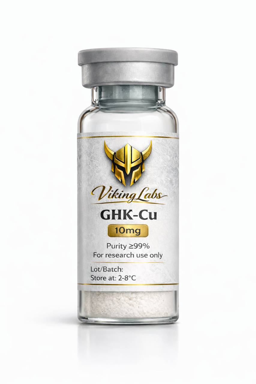 GHK-Cu (10mg) vial render