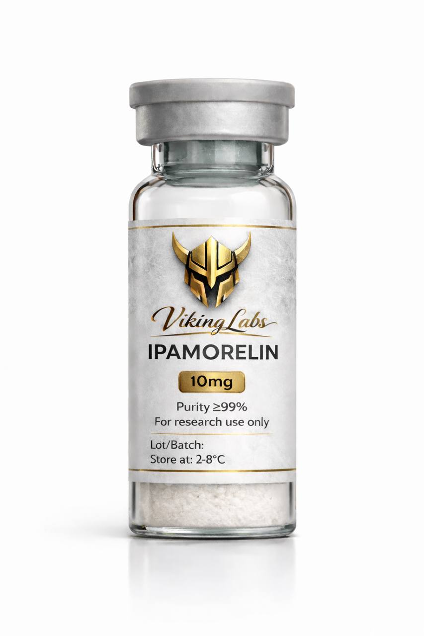 Ipamorelin (10mg) vial render