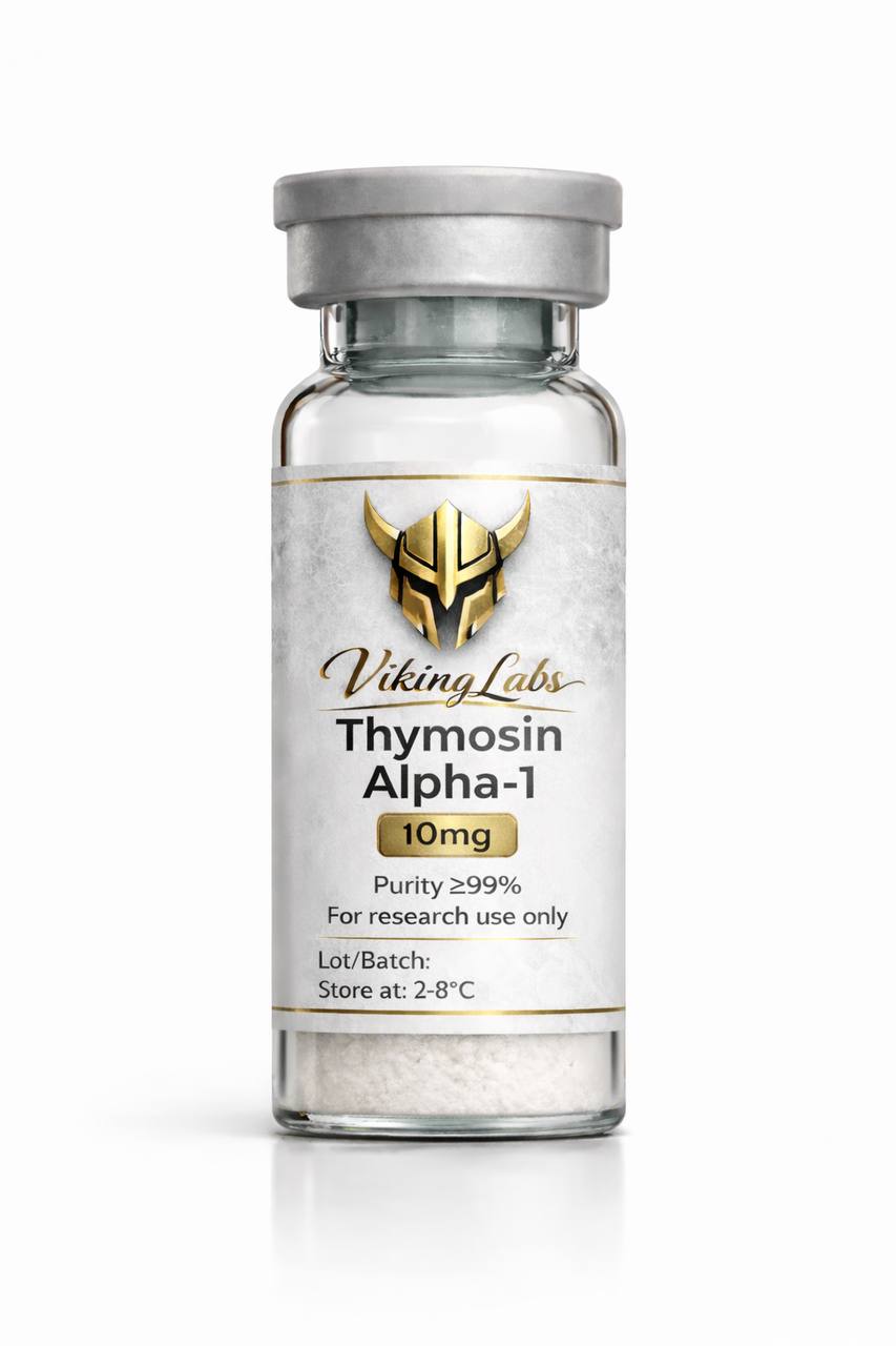 Thymosin Alpha-1 (10mg) vial render